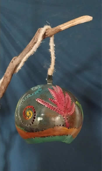 Artisan 3 Way Floor Lamp | Gourd Lamp | Island Art Bocas
